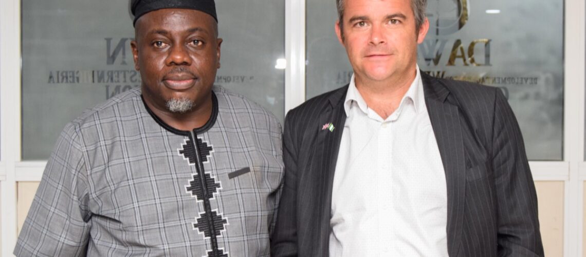 Seye Oyeleye, Peter Thomas (Deputy of Mission, Deputy British High Commission)